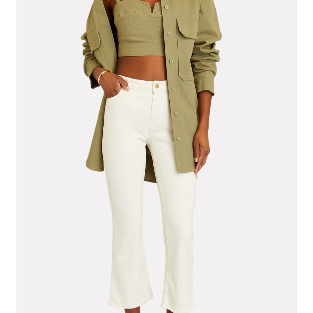 Frame Le Crop Mini Boot Jeans (worn once) - Size 24